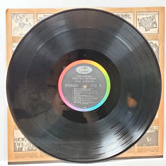 Lot of 2 Capitol Vinyl Records Jean Shepard AL Martino My Cherie 12" 33 rpm Vtg - Picture 10 of 12